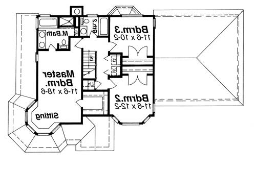 Second Floor image of SOMERSET House Plan